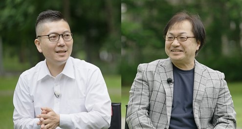 内田義崇(左)和堀井昭洋(右)