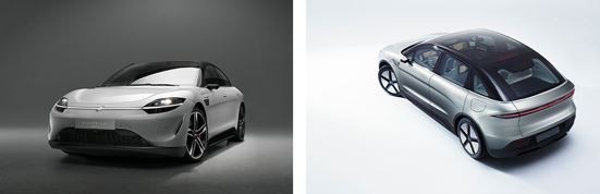 左:VISION-S01 右:VISION-S02 SUV原型车