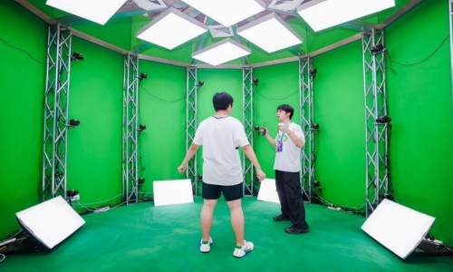 虚拟形象拍摄体验区