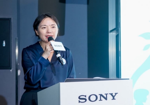 索尼中国副总裁金燕敏女士致辞