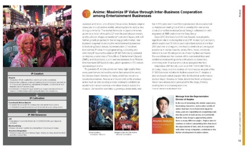 示例 1：动画专题：“索尼作为一家创意娱乐公司的演变”