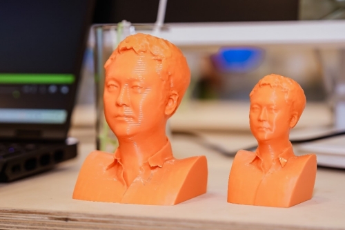 “便携高精度数字人扫描装置”3D打印demo