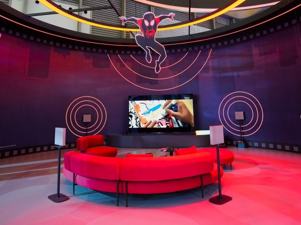 AWE2026现场：索尼真彩娱乐世界，电影、游戏及动画三大家庭娱乐场景体验区