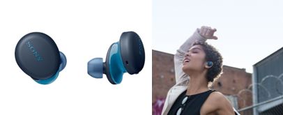 索尼真无线重低音耳机WF-XB700