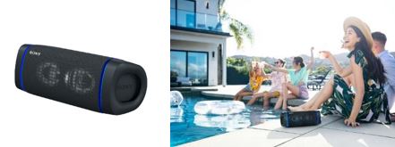 索尼防水重低音无线扬声器SRS-XB33