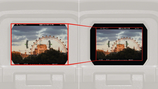 高亮度大尺寸 0.64型944万点Quad-XGA电子取景器