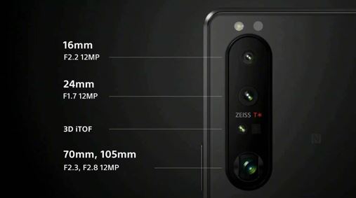 Xperia 1 III三摄四焦段影像系统