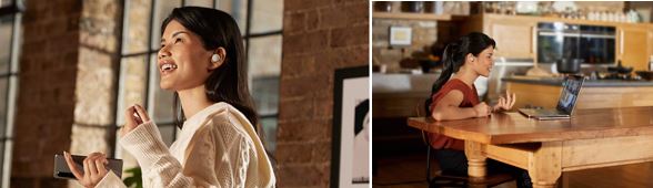 耳机采用骨传导传感器,进一步提升通话品质