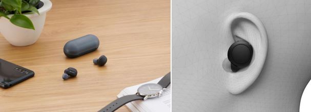 索尼WF-C500轻盈小巧,佩戴舒适