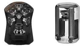 SRS-RA5000和SRS-RA3000内部扬声器布局示意图