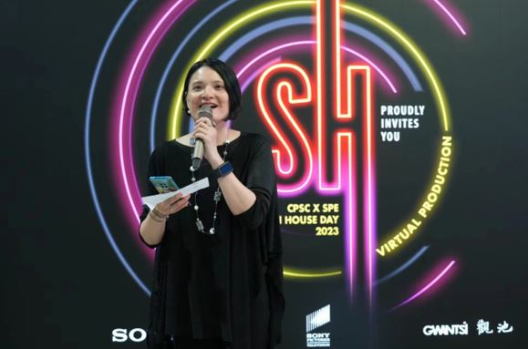 索尼影视大中华区发行销售高级副总裁黄黛致辞