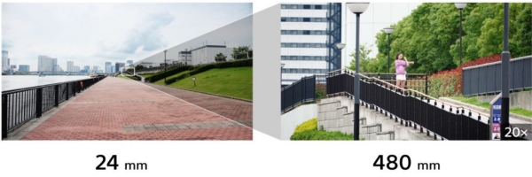 20倍光学变焦镜头 扩展拍摄视野