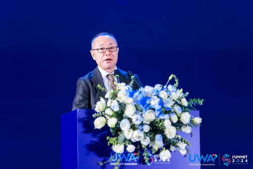 索尼（中国）有限公司总裁吉田武司先生发表主旨演讲